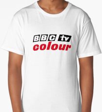 Retro BBC colour logo, as seen at Television Centre Long T-Shirt