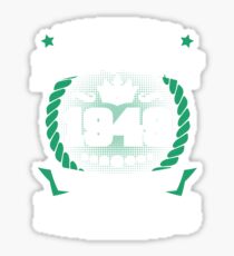 January 1949 The Birth Of Legends Sticker
