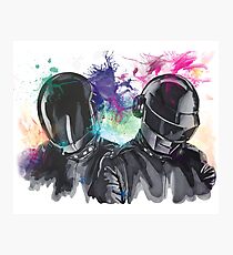 Daft Punk Portrait Photographic Print