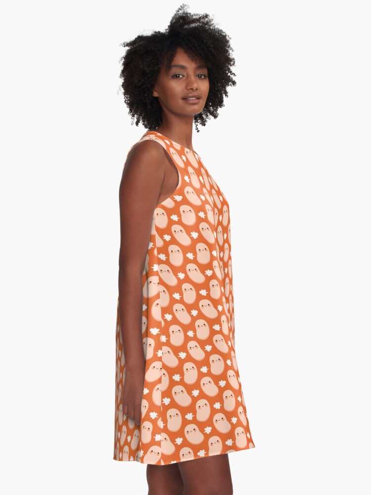 Alternate view of Baked beans farting A-Line Dress