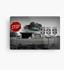 Signs Metal Print