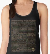 Shakespeare Insults Dark - Revised Edition (by incognita) Women's Tank Top