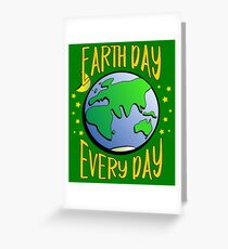 Don't Be Trashy, Save The Earth, Help End Plastic Pollution. #earthday Greeting Card