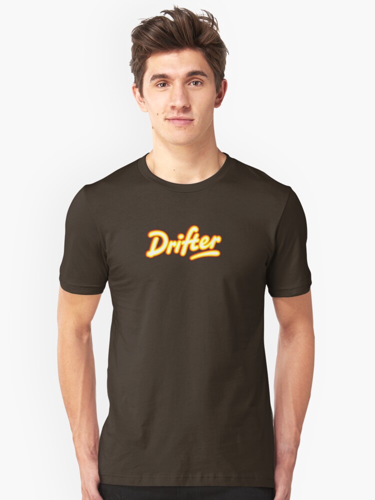 Alternate view of Retro Rowntree's Drifter chocolate bar pack logo Slim Fit T-Shirt
