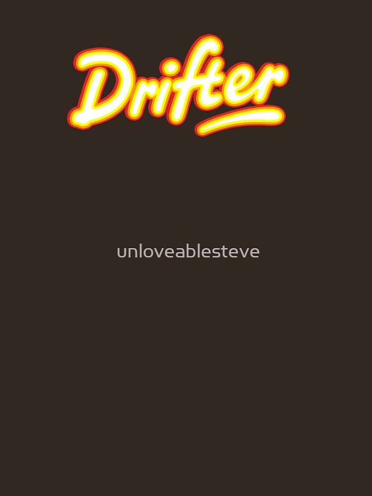 Retro Rowntree's Drifter chocolate bar pack logo by unloveablesteve