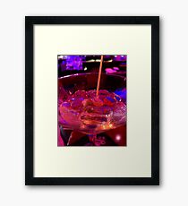 Martini Madness : Up Close and Personal ... Framed Print