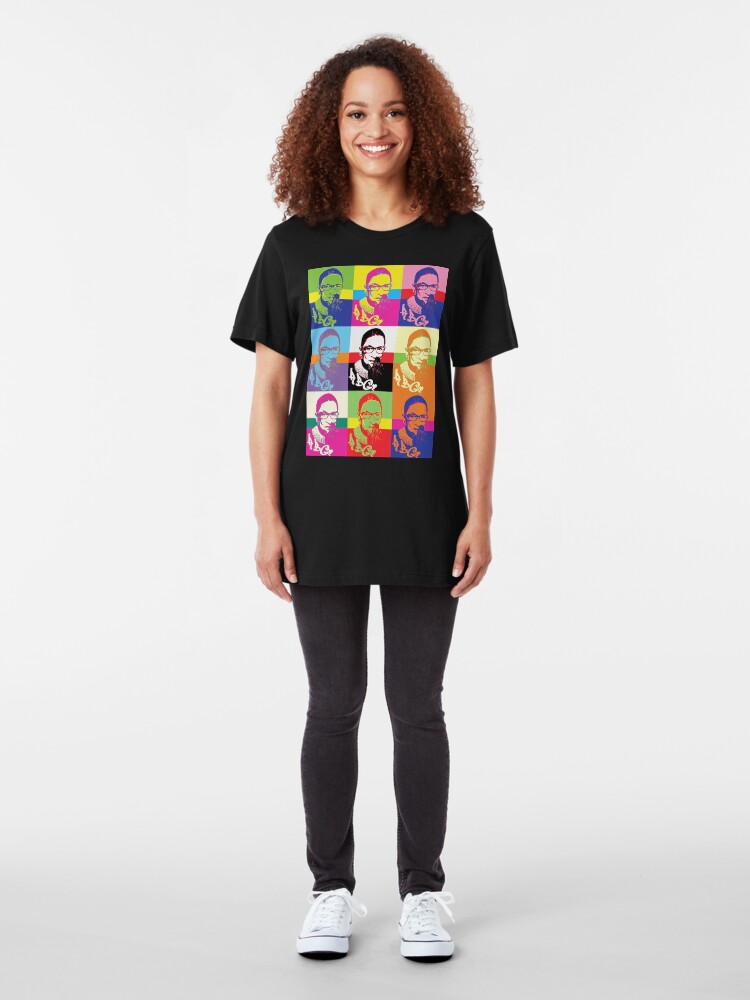 Alternate view of RBG - I DISSENT Slim Fit T-Shirt