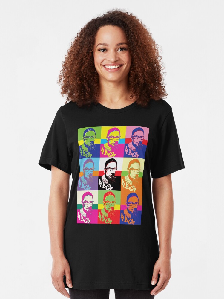 Alternate view of RBG - I DISSENT Slim Fit T-Shirt