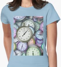 clock Women's Fitted T-Shirt