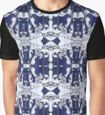 Cobalt blue, Pattern,tracery,weave,figure,structure,framework,composition,frame,texture Graphic T-Shirt