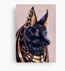 Anubis - Egyptian Jackal God Canvas Print