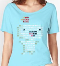 Fez Happy Gomez Tiles Women's Relaxed Fit T-Shirt
