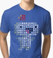 Fez Happy Gomez Tiles Tri-blend T-Shirt
