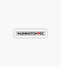 Pegatina Washington DC
