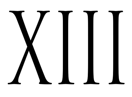 thirteenth-xiii-13-roman-numerals-roman-numeral-thirteen-photographic-print-by