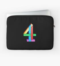 Channel 4 retro logo Laptop Sleeve