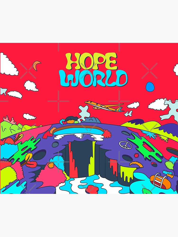 "J-Hope Hope World Album Art" Tapestry by imgoodimdone ...