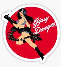 Gipsy D. Pinup girl Sticker
