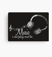 music Canvas Print