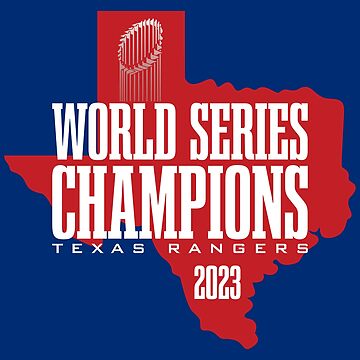 Texas Rangers 2023 World Series Champions Decal / Sticker