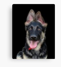 Puppy Indy Canvas Print