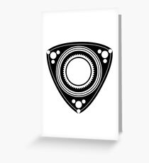 MAZDA ROTARY SYMBOL Greeting Card