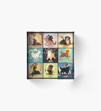 Mytho doggos #2 Acrylic Block