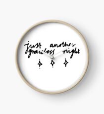 Just Another Graceless Night Clock