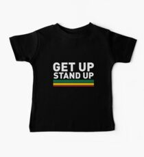 Steh auf / Reggae rasta Vibrationen Baby T-Shirt