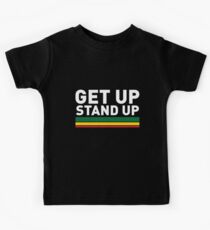 Steh auf / Reggae rasta Vibrationen Kinder T-Shirt