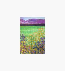 Pastel Art - Green Fields Art Board