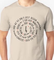 4 Jahre Leinen Hochzeitstag Tee Cute Geschenk für Frau und Ehemann Slim Fit T-Shirt
