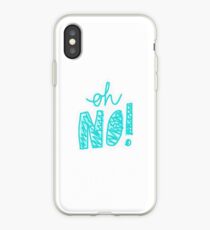 Ach nein! blaugrün iPhone-Hülle & Cover