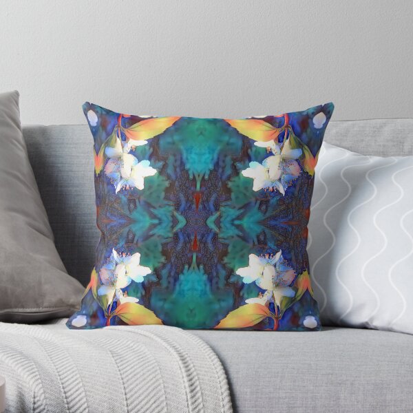 Anemone Flowers Throw Pillow