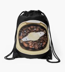 Coffee Time Drawstring Bag