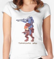 Turianosaurus Wrex Women's Fitted Scoop T-Shirt