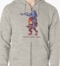 Turianosaurus Wrex Zipped Hoodie