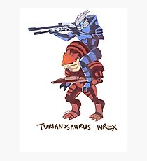 Turianosaurus Wrex Photographic Print