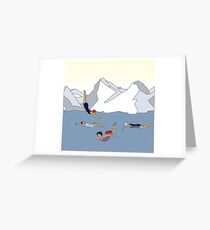 Wild Swimming Greeting Card