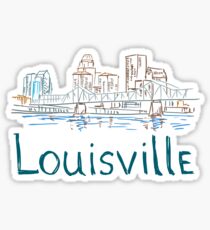 Louisville City Panorama Sticker