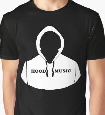 Hood Music Comic Book Cartoon Style Graphic Graphic T-Shirt