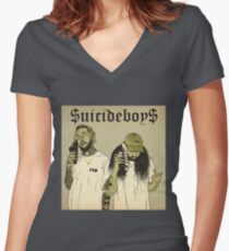 Suicideboys G59 Kunstwerk $ uicideboy $ Shirt mit V-Ausschnitt