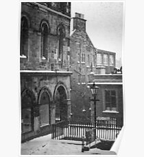 Old Town Lamppost Poster