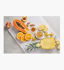 Rainbow Foods - Orange and Yellow Photographic Print