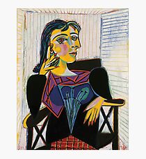 Lámina fotográfica Retrato de Dora Maar-Pablo Picasso