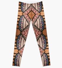  Pattern, tracery, weave, figure, structure, framework, composition, frame, texture Leggings