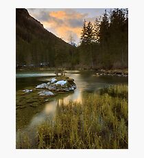 Kreuzteich at Sunset Photographic Print