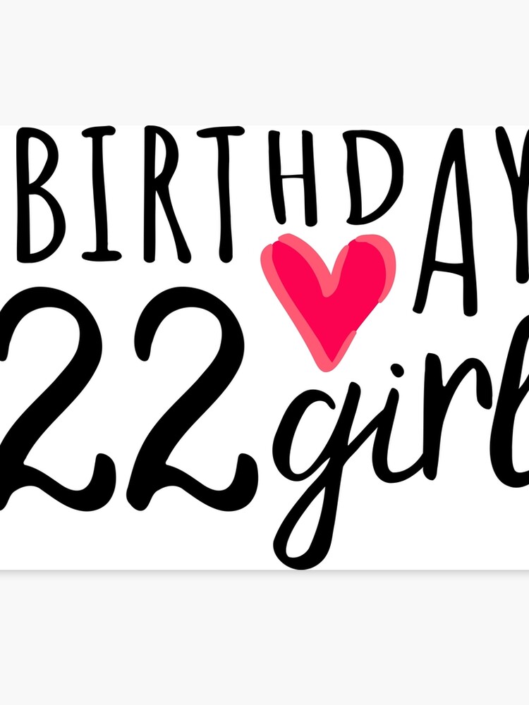 22nd Birthday Ideas For Girl