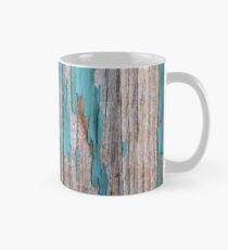 Shabby rustic weathered wood turquoise Mug