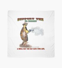 Support the 2nd Amendment Cowboy Turtle Scarf